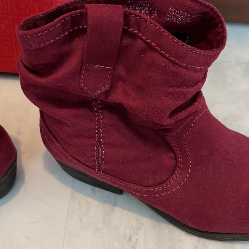 Trend Report, Rosie, Red wine boots size 6 - Picture 6 of 7
